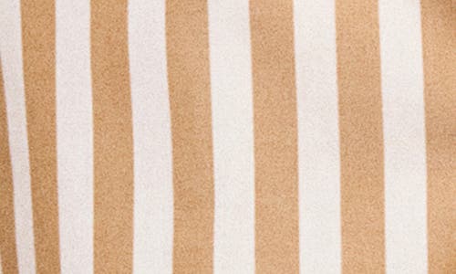 Mango Oversize Stripe Button-up Shirt In Nude
