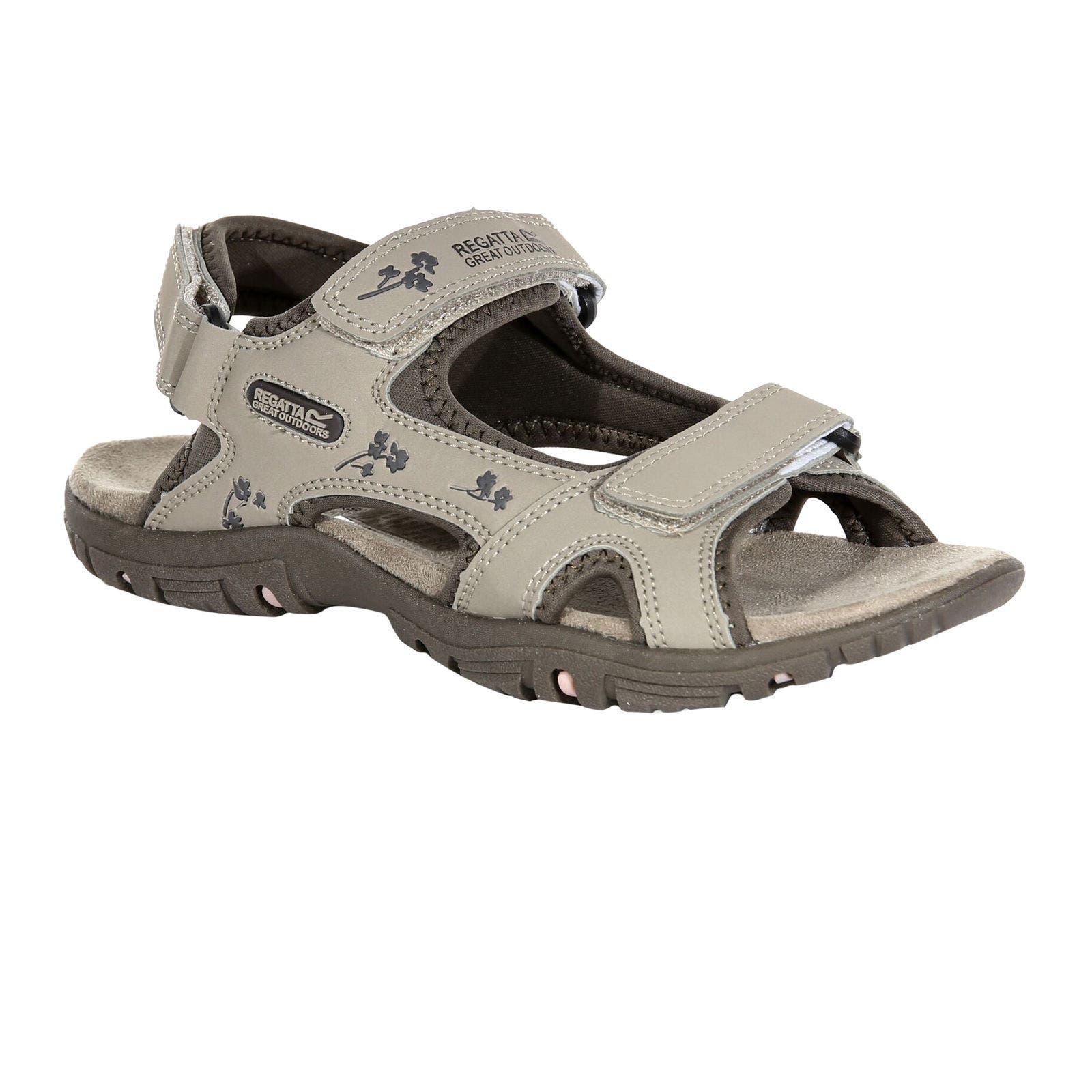 Haris Sandals, Main, color, Parchment and Treetop