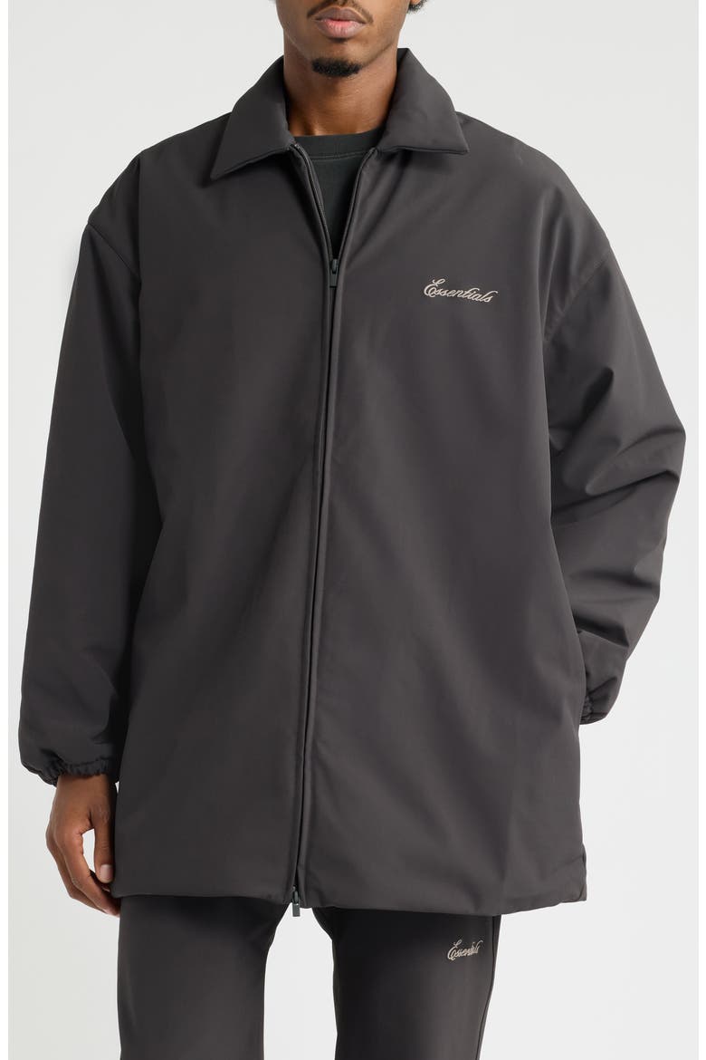 Signature Insulated Barn Jacket, Alternate, color, INK BLACK