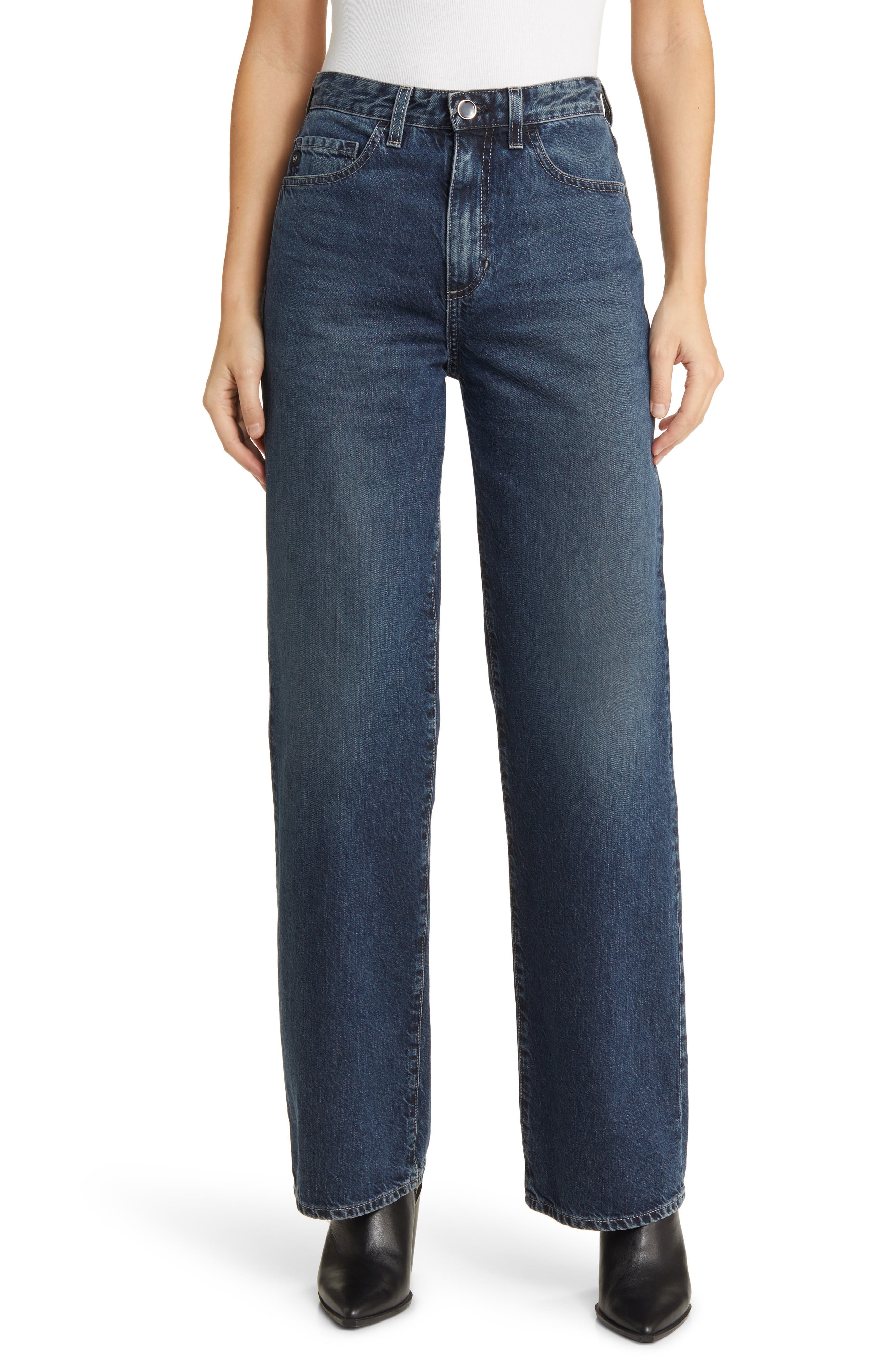 AG Kora High Waist Wide Leg Jeans