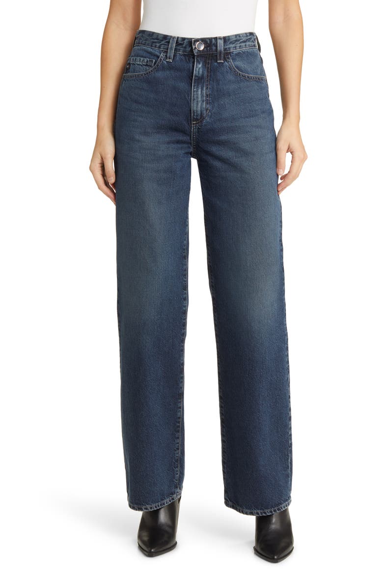 Kora High Waist Wide Leg Jeans, Main, color, PALACE