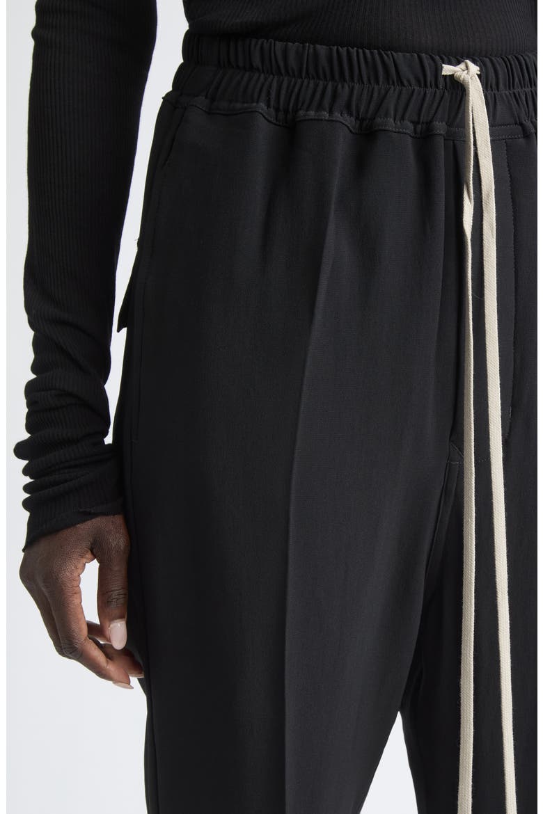 Astaire Crepe Crop Pants, Alternate, color, BLACK