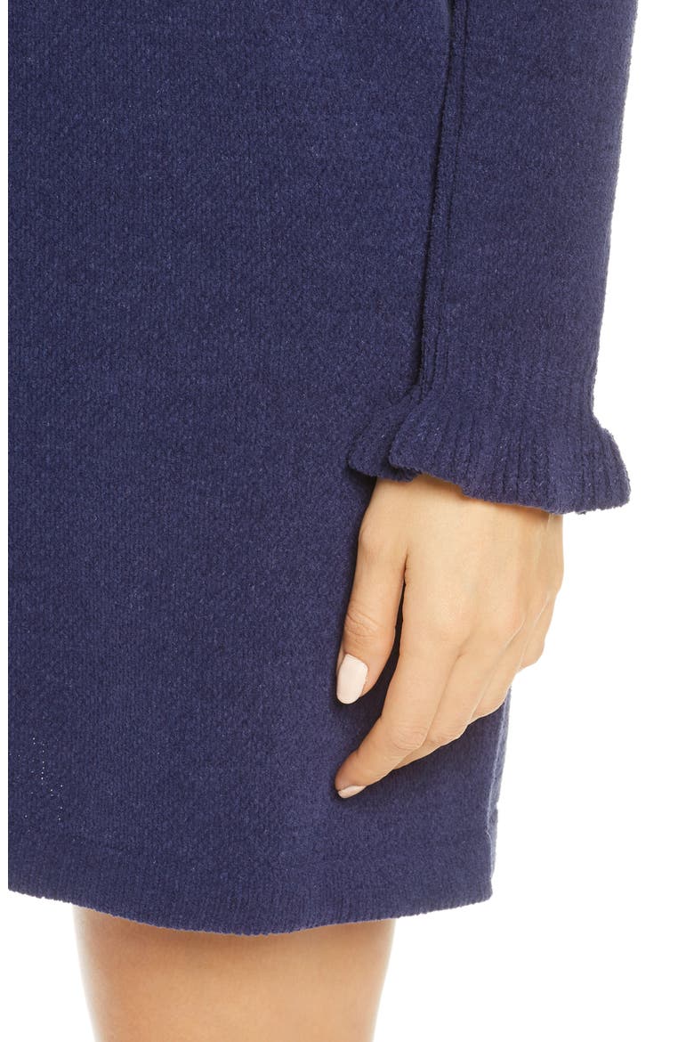 Galen Long Sleeve Sweater Dress, Alternate, color, TRUE NAVY