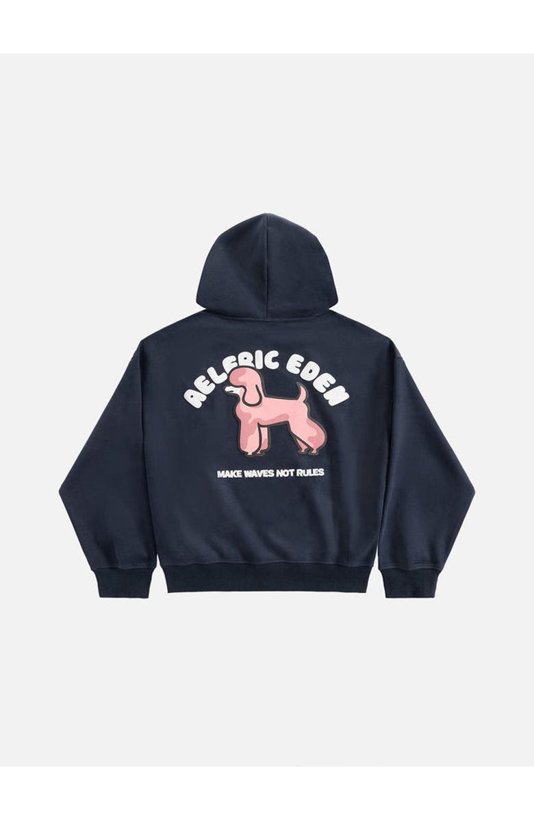 AELFRIC EDEN Cute Poodle Pullover Hoodie, Alternate, color, Dark Blue