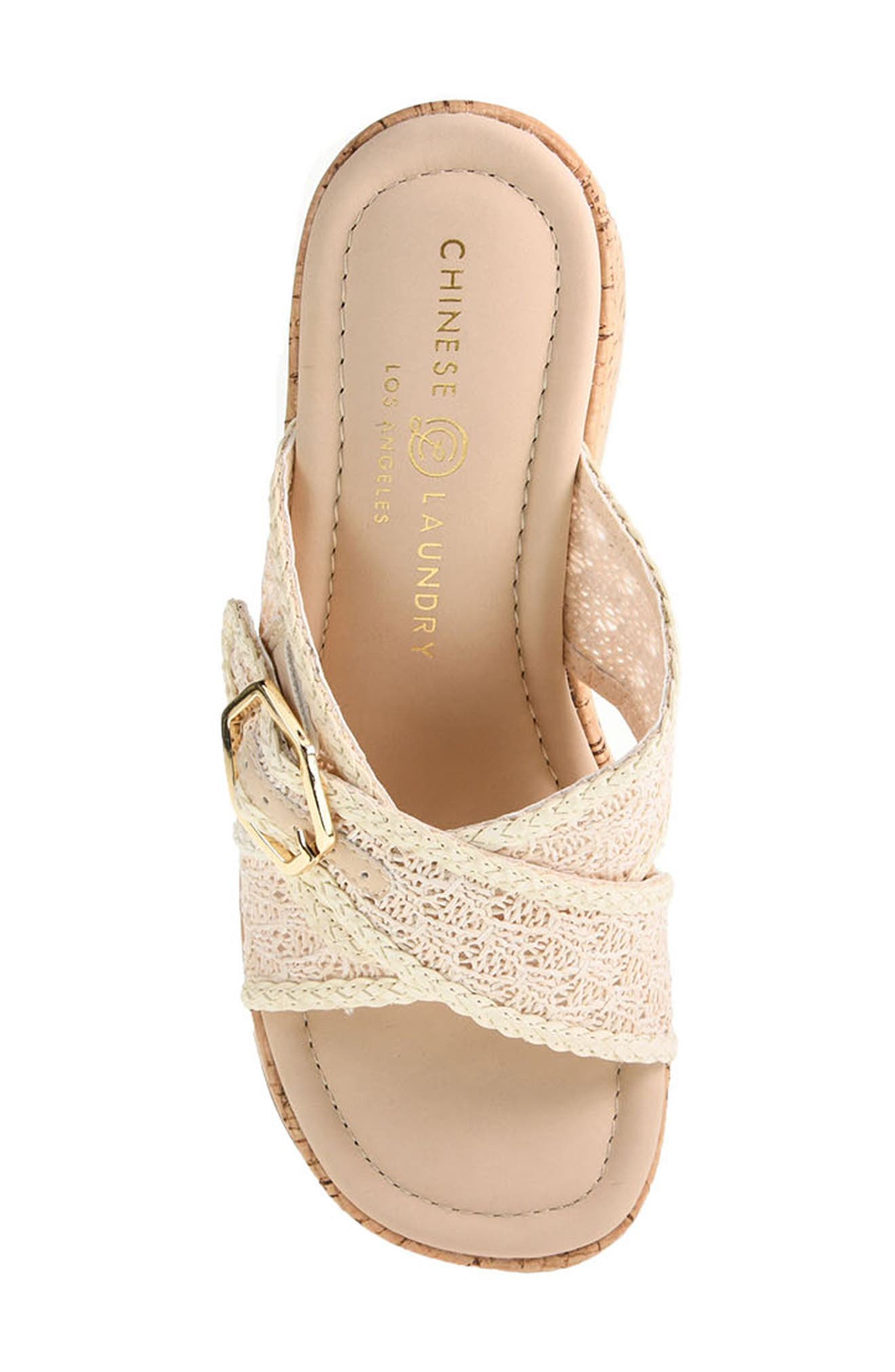 Chinese Laundry Loulou Platform Wedge Slide Sandal, Alternate, color, 