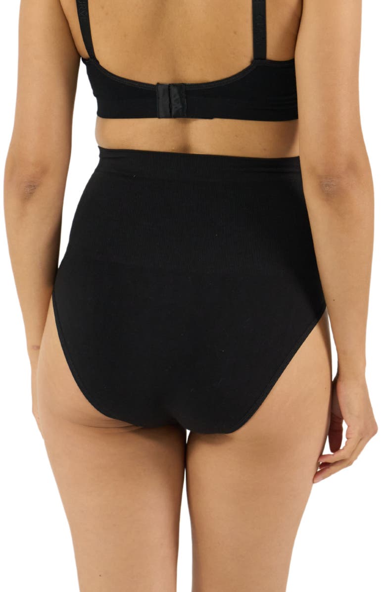 Cache Coeur Essentiel seamless maternity maxi brief, Alternate, color, Black