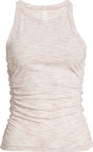 Zella Reset Ruched Rib Tank