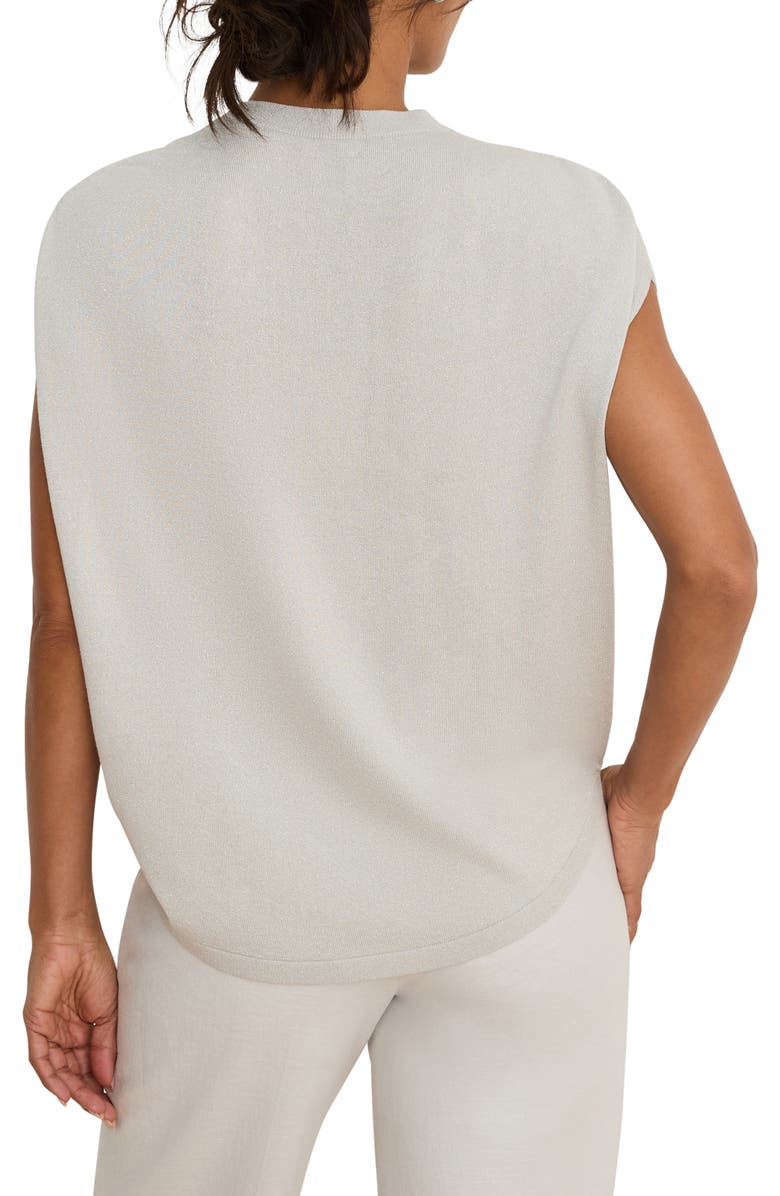 NIC+ZOE Cocoon Sweater, Alternate, color, Silver Wisp