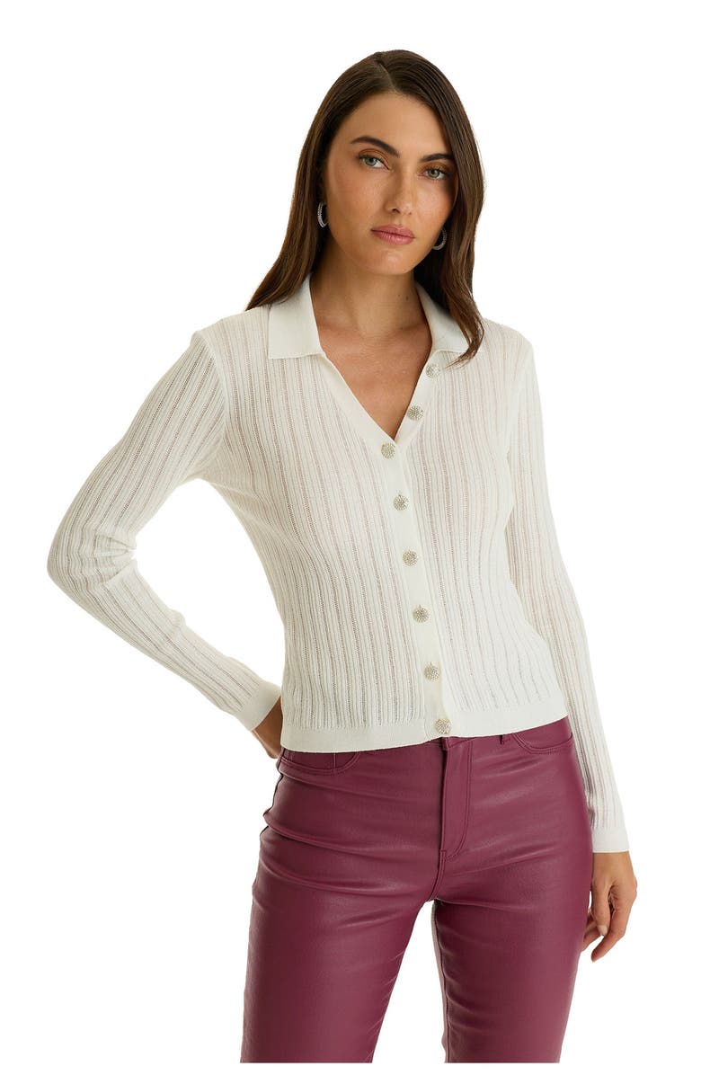 The Noli Shop Karolina Polo Shirt, Main, color, White