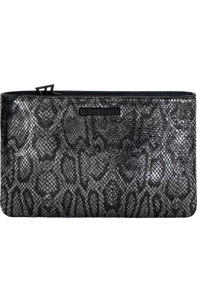 Kelly Wynne Risky Biz Convertible Leather Wristlet, Alternate, color,