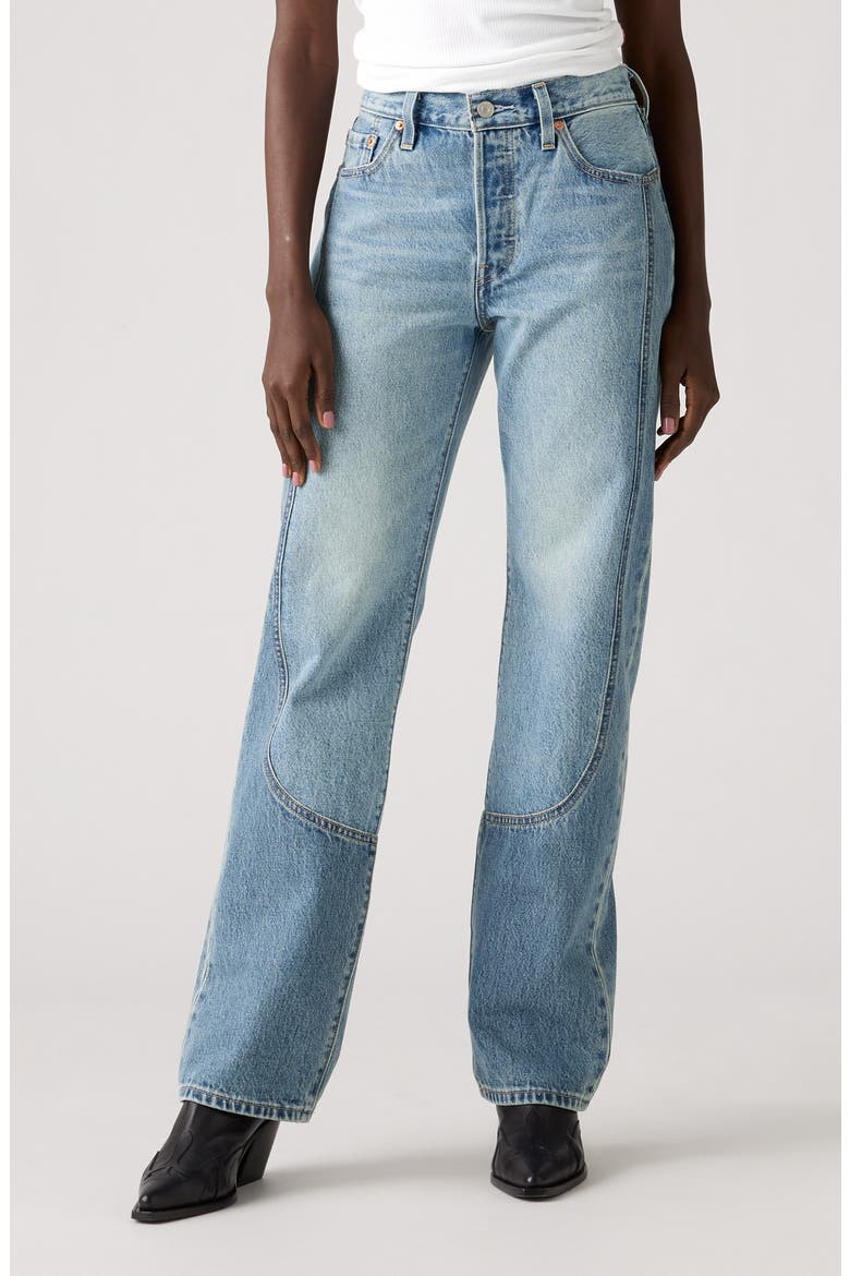 501® '90s Western Chaps High Waist Jeans, Main, color, FREE RANGE