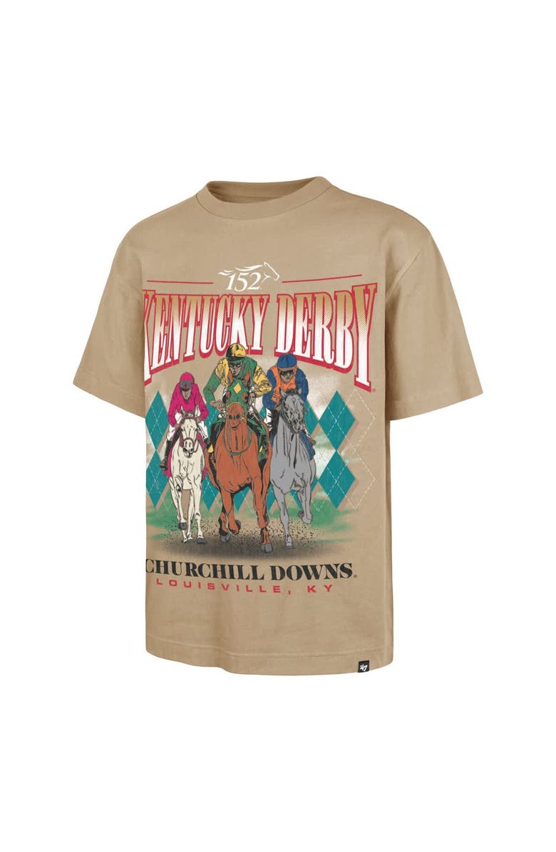 '47 Men's '47 Khaki 152nd Kentucky Derby Foundation T-Shirt, Alternate, color, Khaki