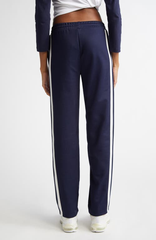 Sporty And Rich Sporty & Rich Yankees Serif Track Pants In Navy