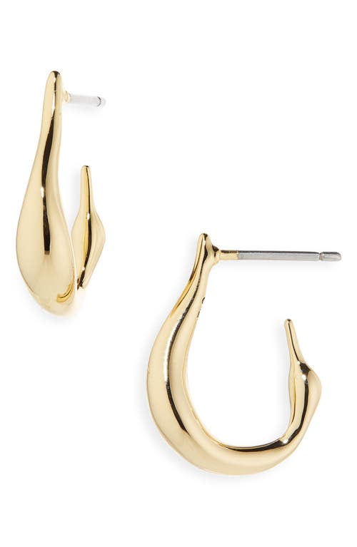 Jenny Bird Mini Collette Hoop Earrings In Gold