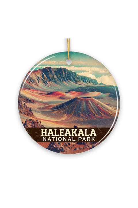 Haleakala National Park Volcanic Crater Ornament