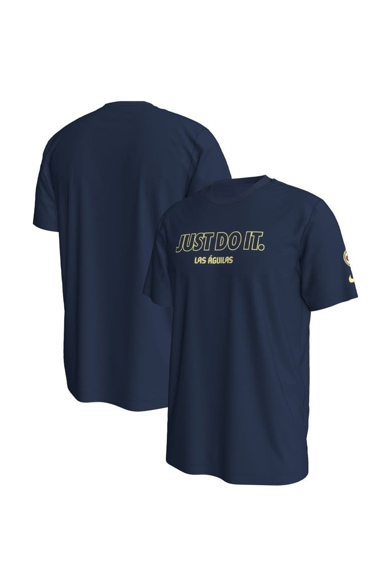 Men's Nike Navy Club America Just Do It T-Shirt, Main, color, Navy