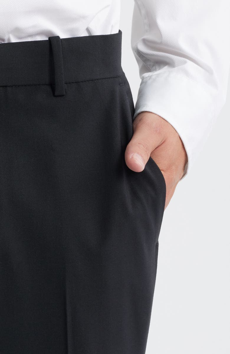 Open Edit Skinny Fit Suit Pants, Alternate, color, Black Caviar