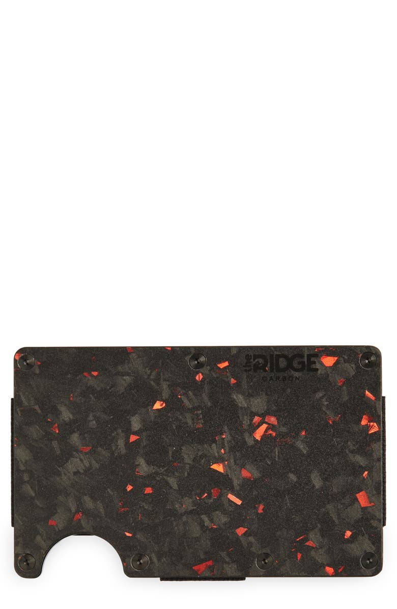 the Ridge Cardholder Wallet with Metal Money Clip & Cash Strap, Main, color, 