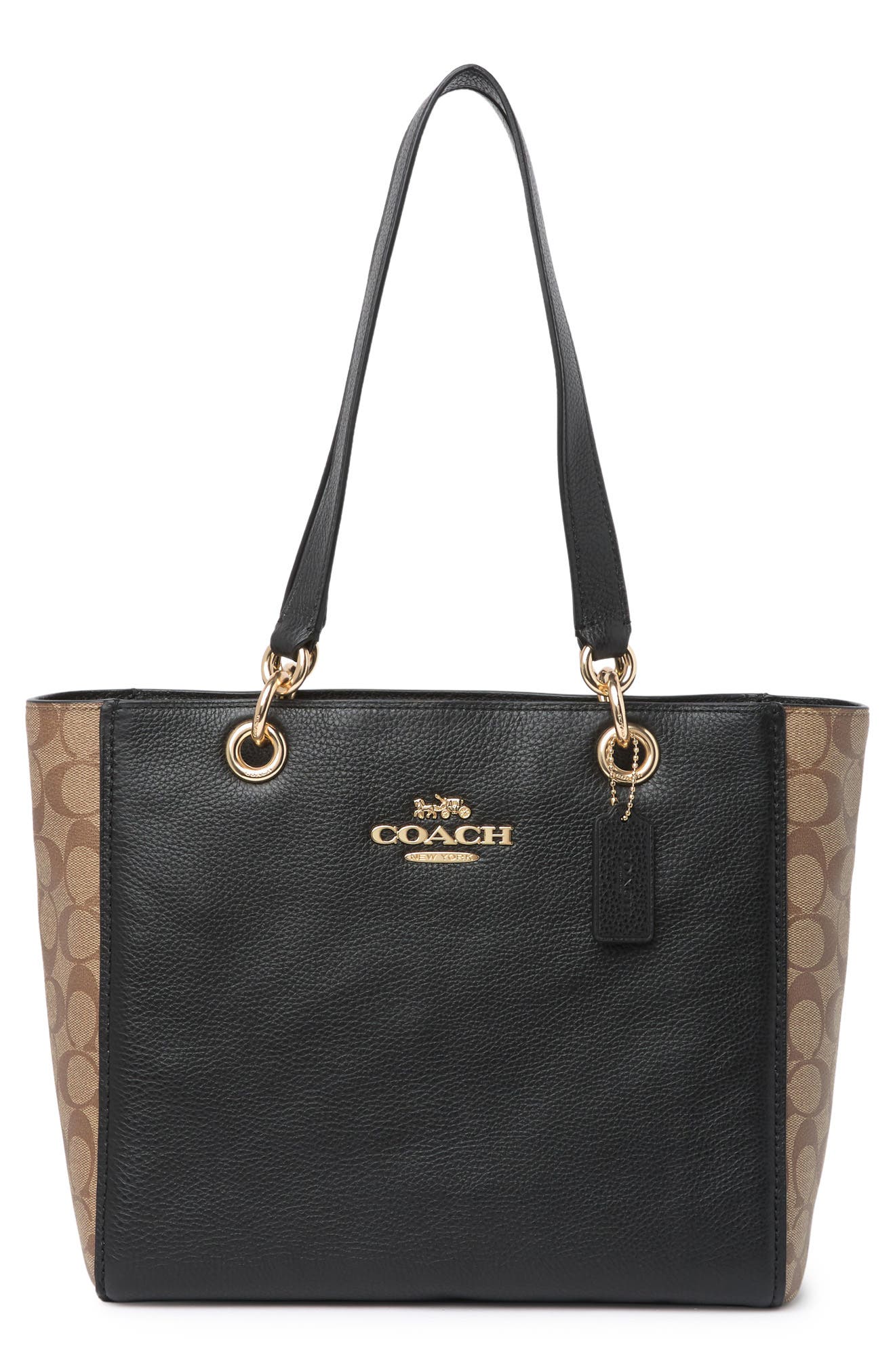 COACH Signature Jess Leather Tote, Main, color, 
