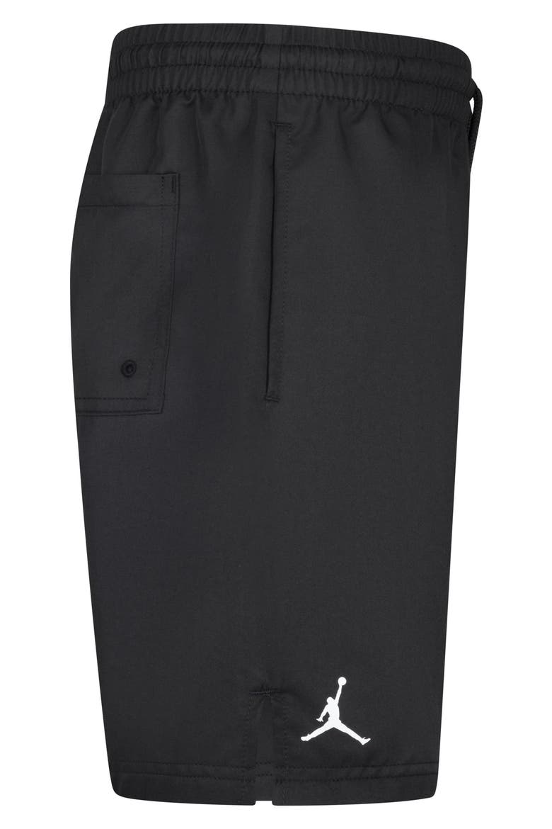 Kids' Poolside Jumpman Athletic Shorts, Alternate, color, BLACK