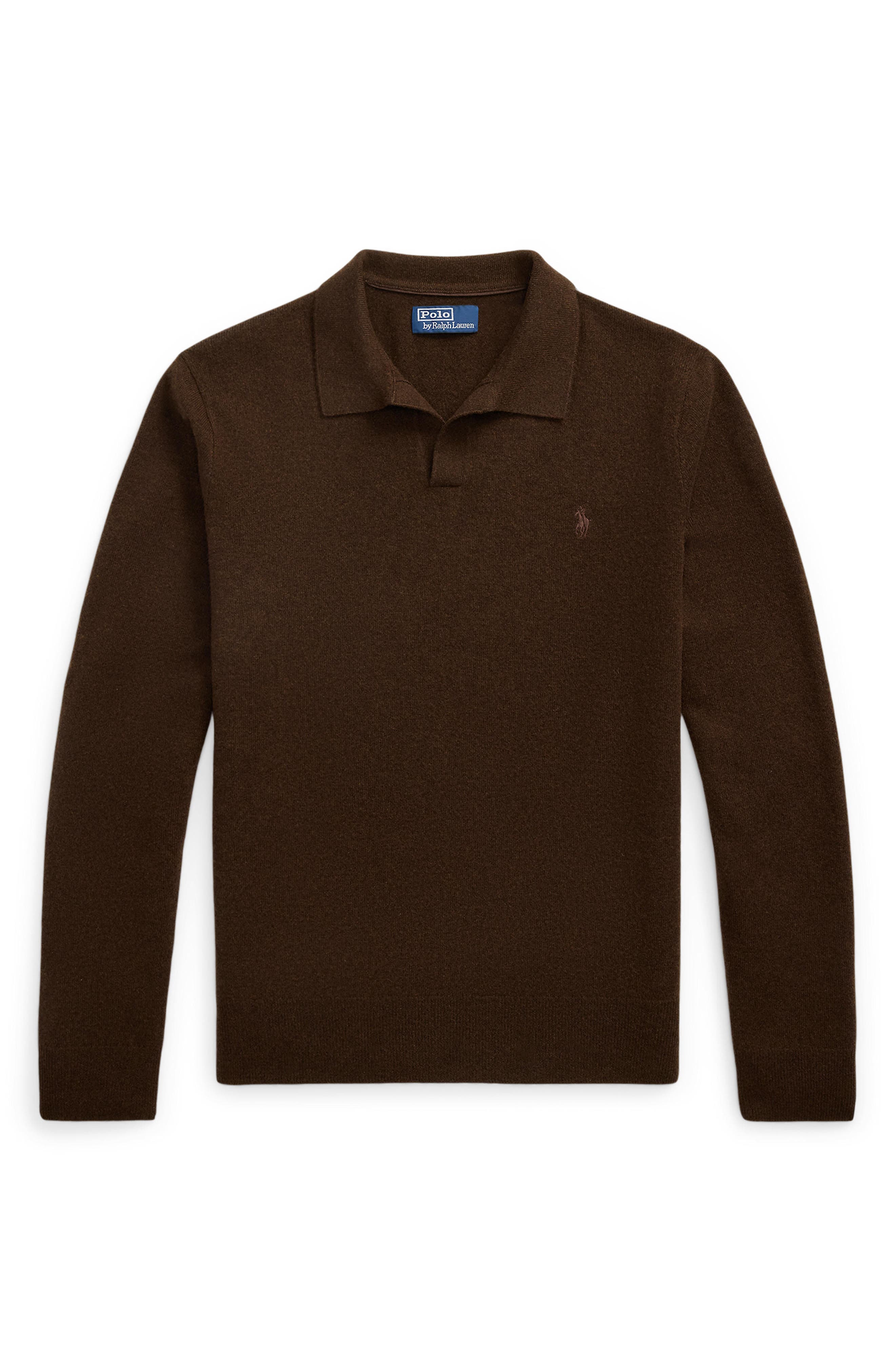 Polo Ralph Lauren Merino Wool Polo Sweater (Men) | Nordstrom