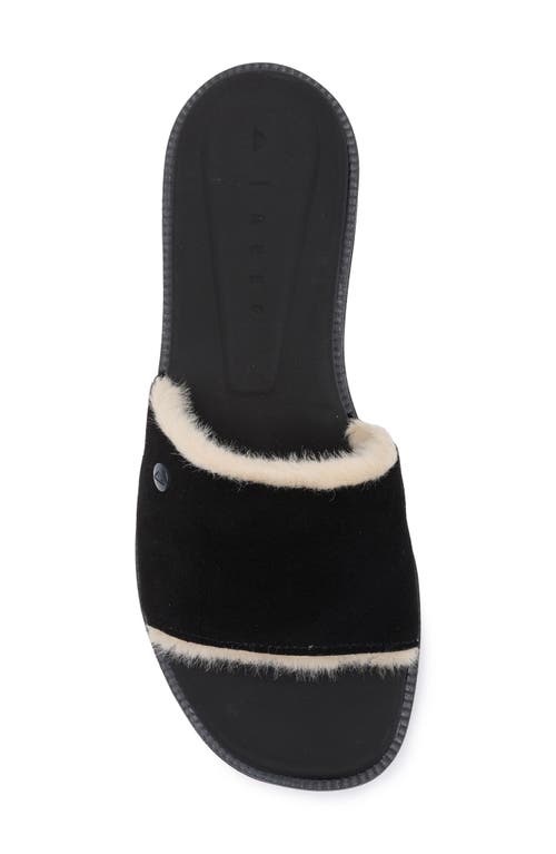 Reef Sunny Arrianah Cozy Faux Shearling Lined Slide Sandal
