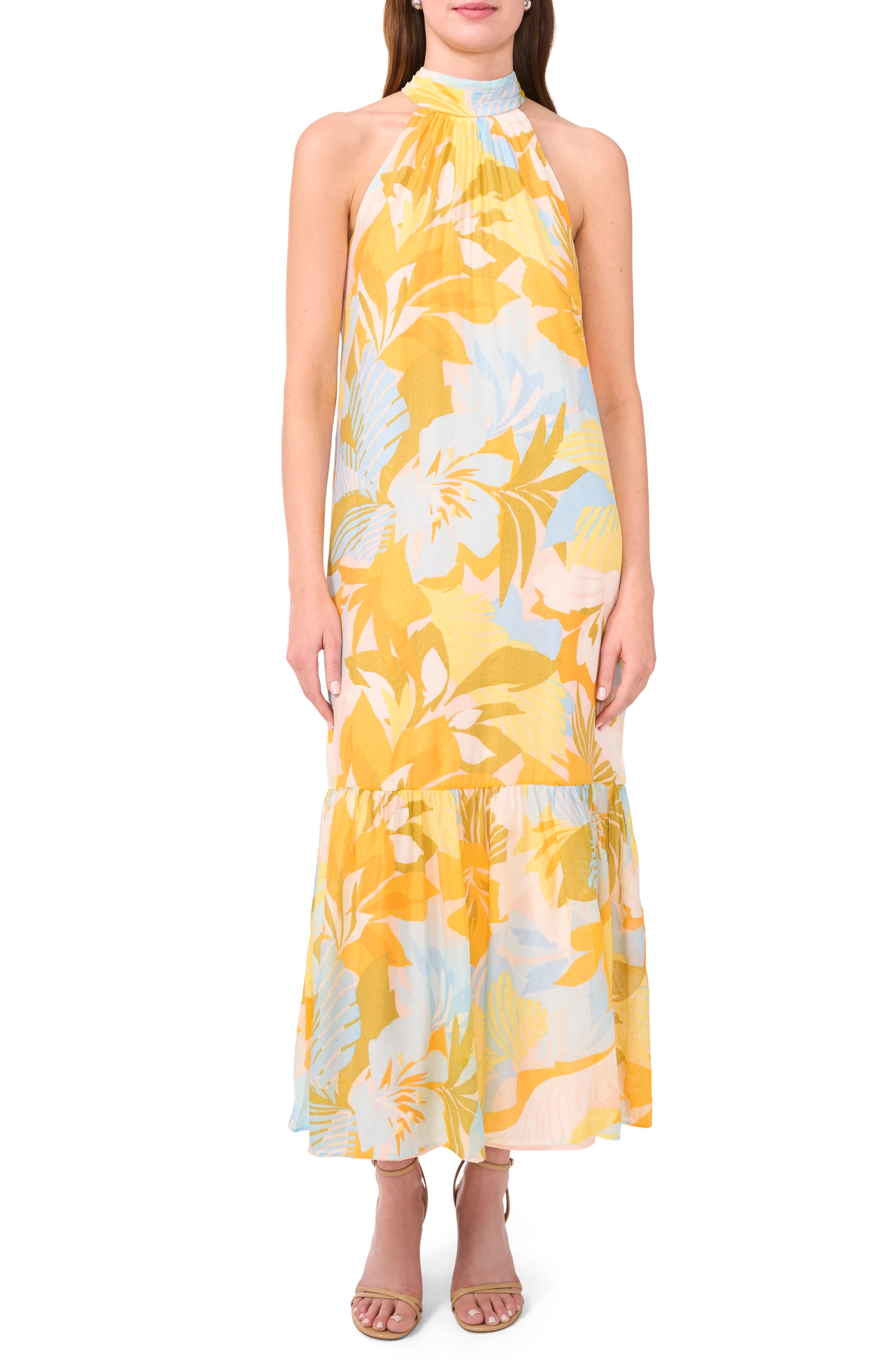 Blossom In The Dark Maxi Dress main image 1