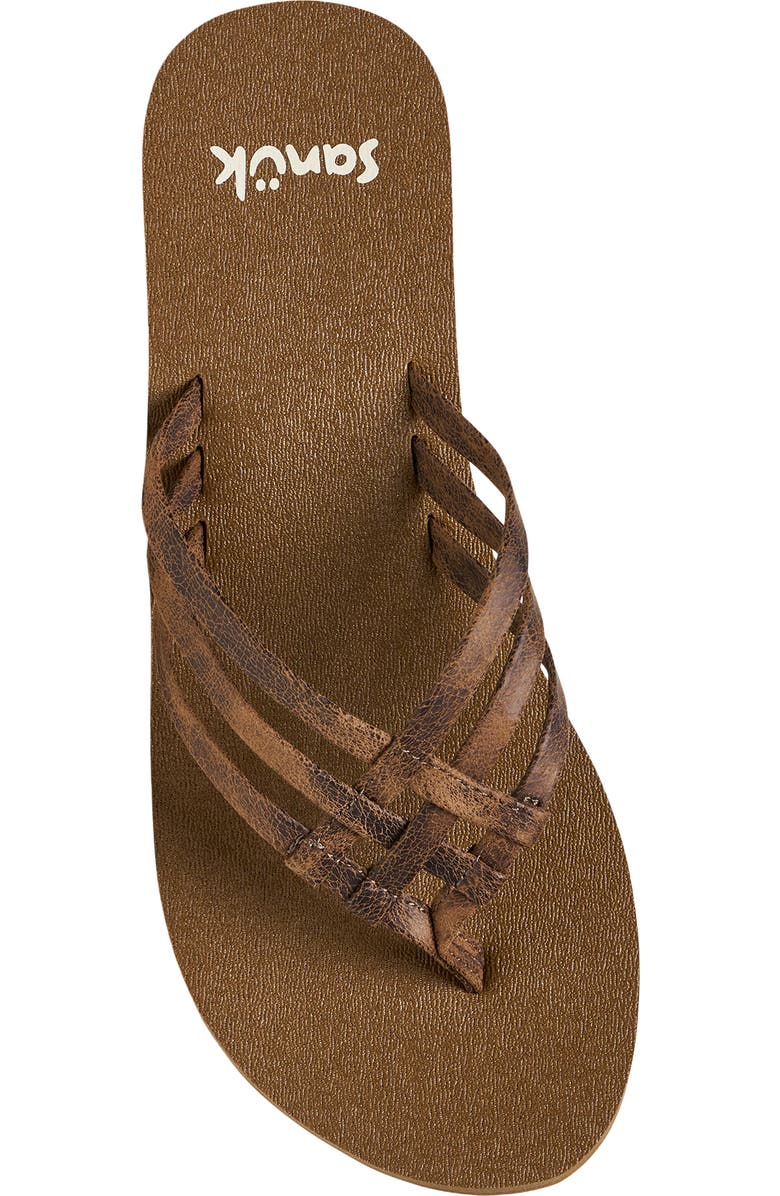 Sanuk Yoga Sandy Flip Flop, Alternate, color,