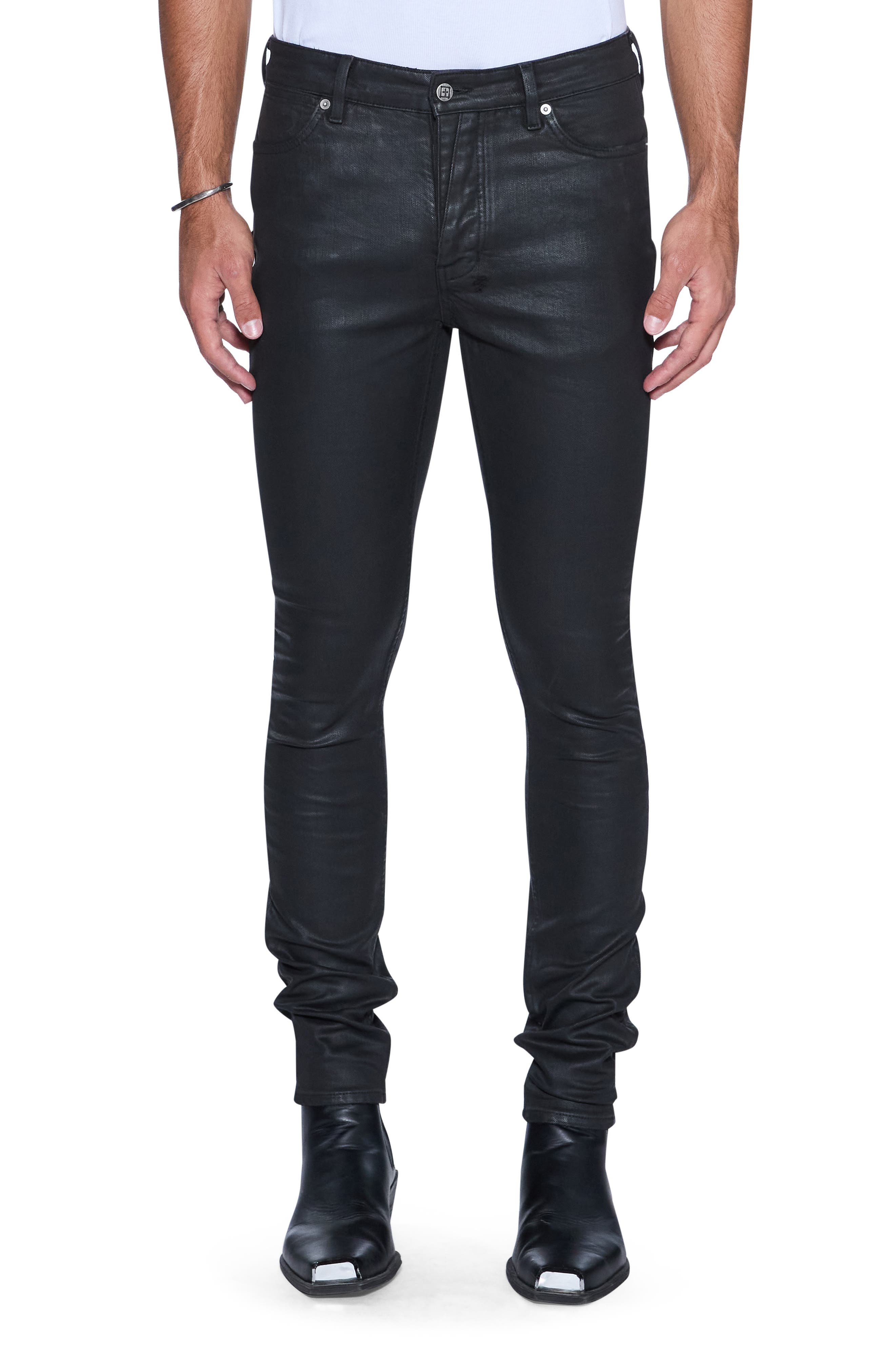 Van Winkle Main Stage Coated Skinny Jeans (Men) | Nordstrom