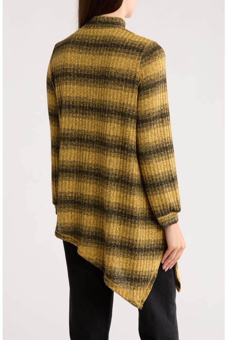 Stripe Long Sleeve Tunic Top, Alternate, color, YELLOW
