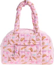 OMG Accessories Kids' Paris Quilted Duffle Bag