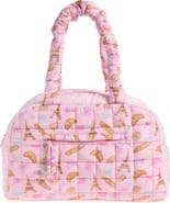 OMG Accessories Kids' Paris Quilted Duffle Bag