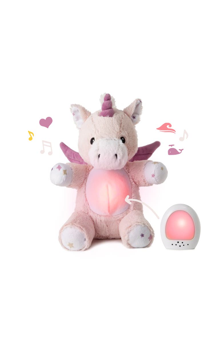 Cloud B Love Light Buddies - Rechargeable Plush Nightlight & Sound Soother for Baby Sleep, Main, color, Lily The Unicorn