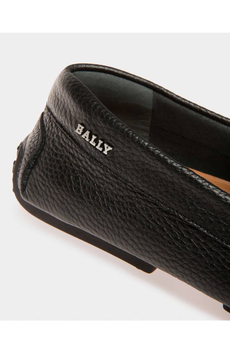 Bally Pearce Leather Drivers In, Alternate, color, Black