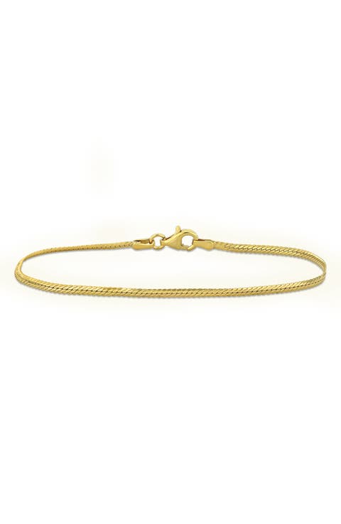 Herringbone Chain Bracelet