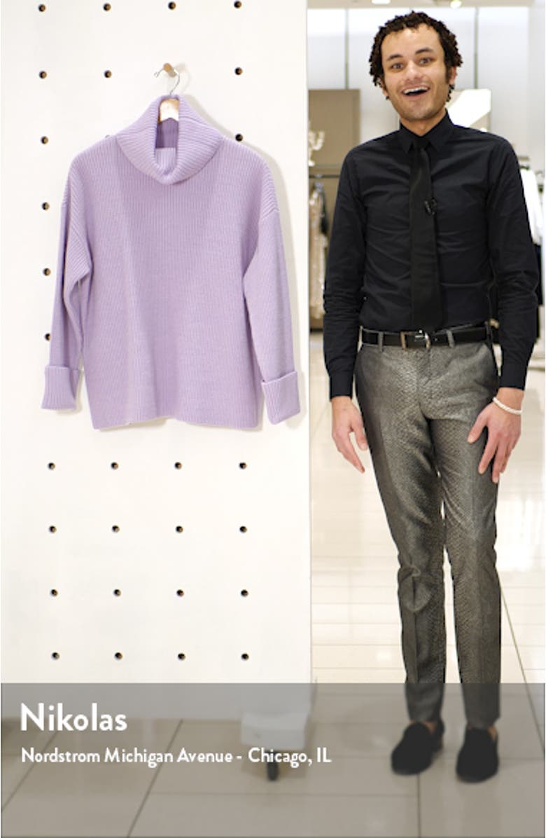 Cross Back Wool & Cotton Blend Sweater, sales video thumbnail