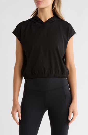 YOGALICIOUS Waffle City Retreat Meet Crop Hoodie