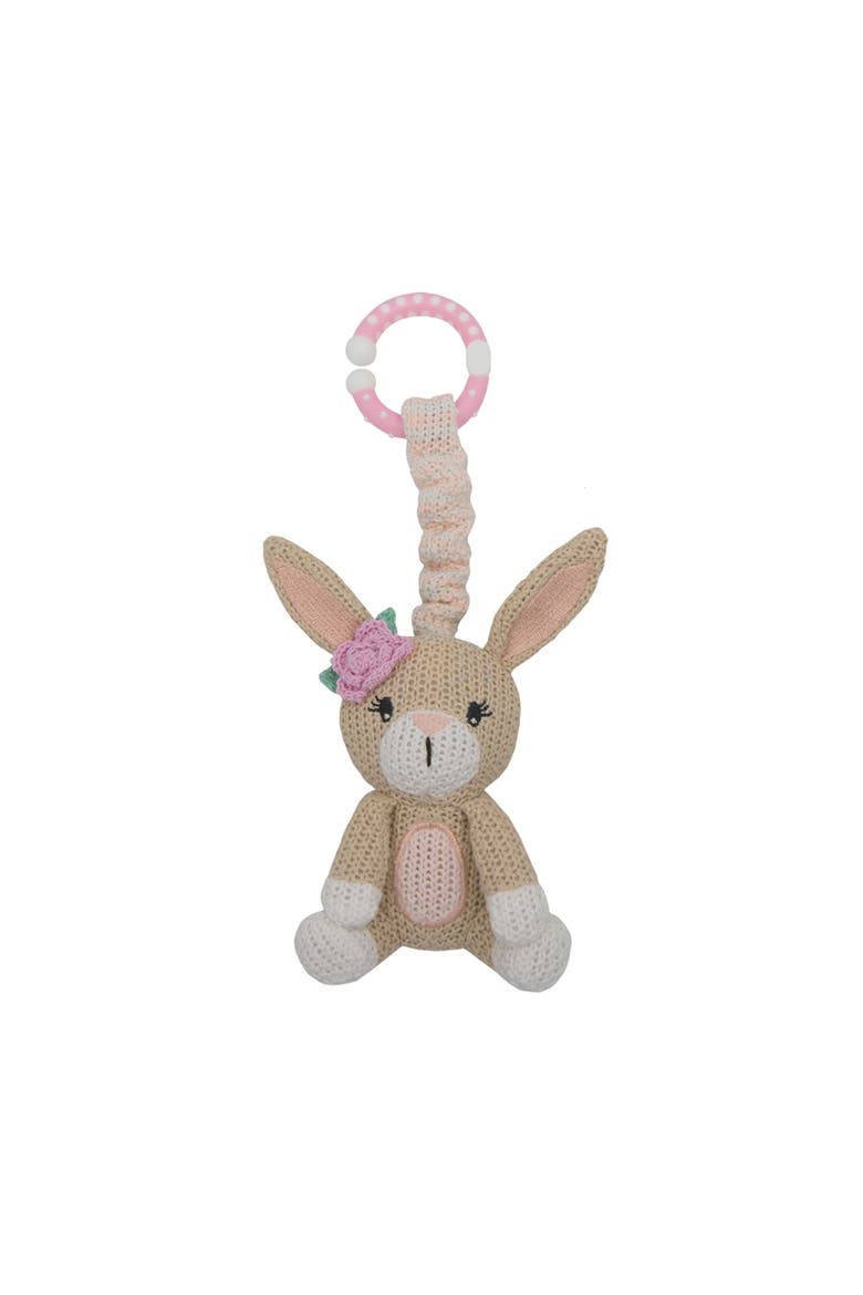 2pk Stroller Toy - Bunny & Fawn, Alternate, color, White