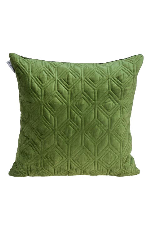 Tufted Velvet Throw Pillow