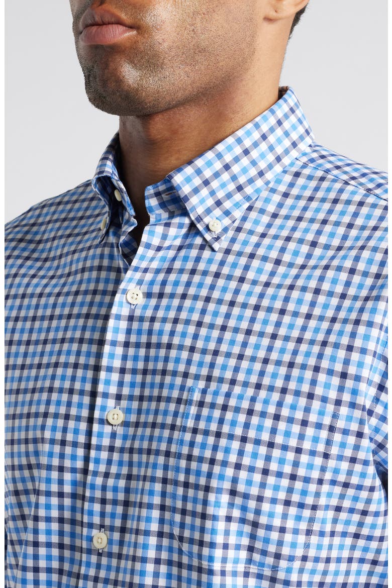 Gardner Crown Lite Performance Button-Down Shirt, Alternate, color, PACIFIC