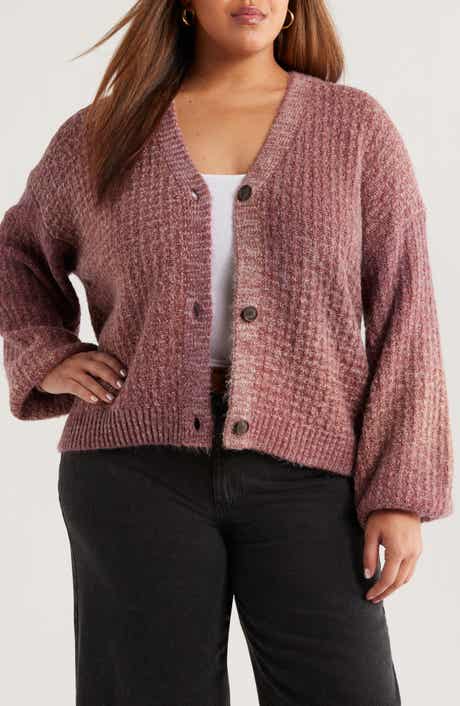 Treasure & Bond Textured V-Neck Cardigan