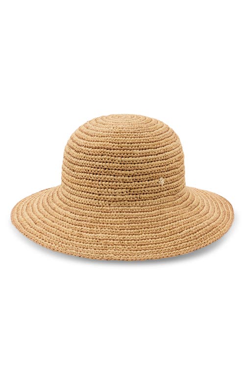 Helen Kaminski Evadine Packable Raffia Sun Hat In Brown