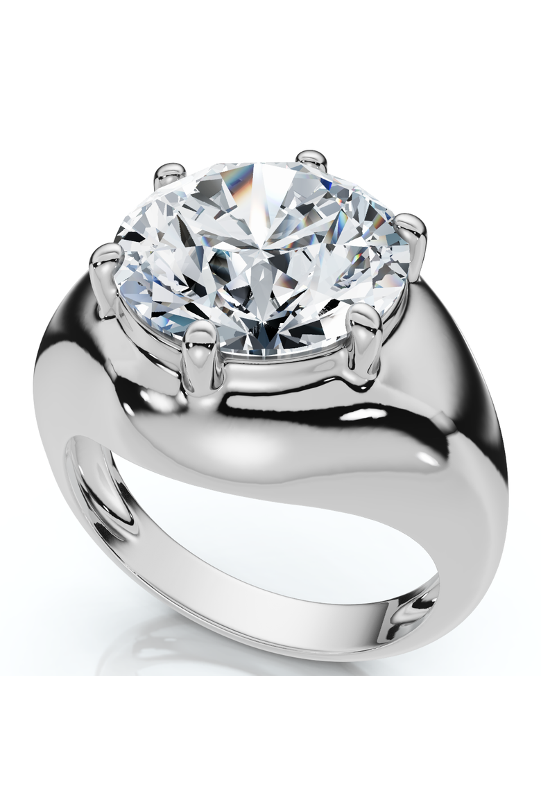 Certified 5Ct Bryn Diamond Solitaire Engagement Ring Lab Grown, Alternate, color, 14k White Gold