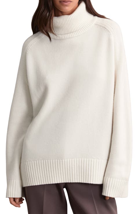 Brooklyn Oversize Wool & Cashmere Turtleneck Sweater