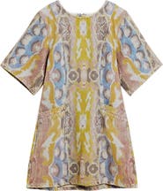 Desigual Printed Denim Minidress