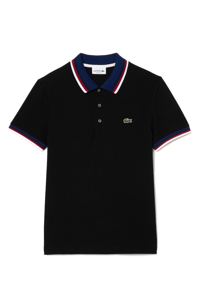 Lacoste Regular Fit Stretch Piqué Polo, Main, color,