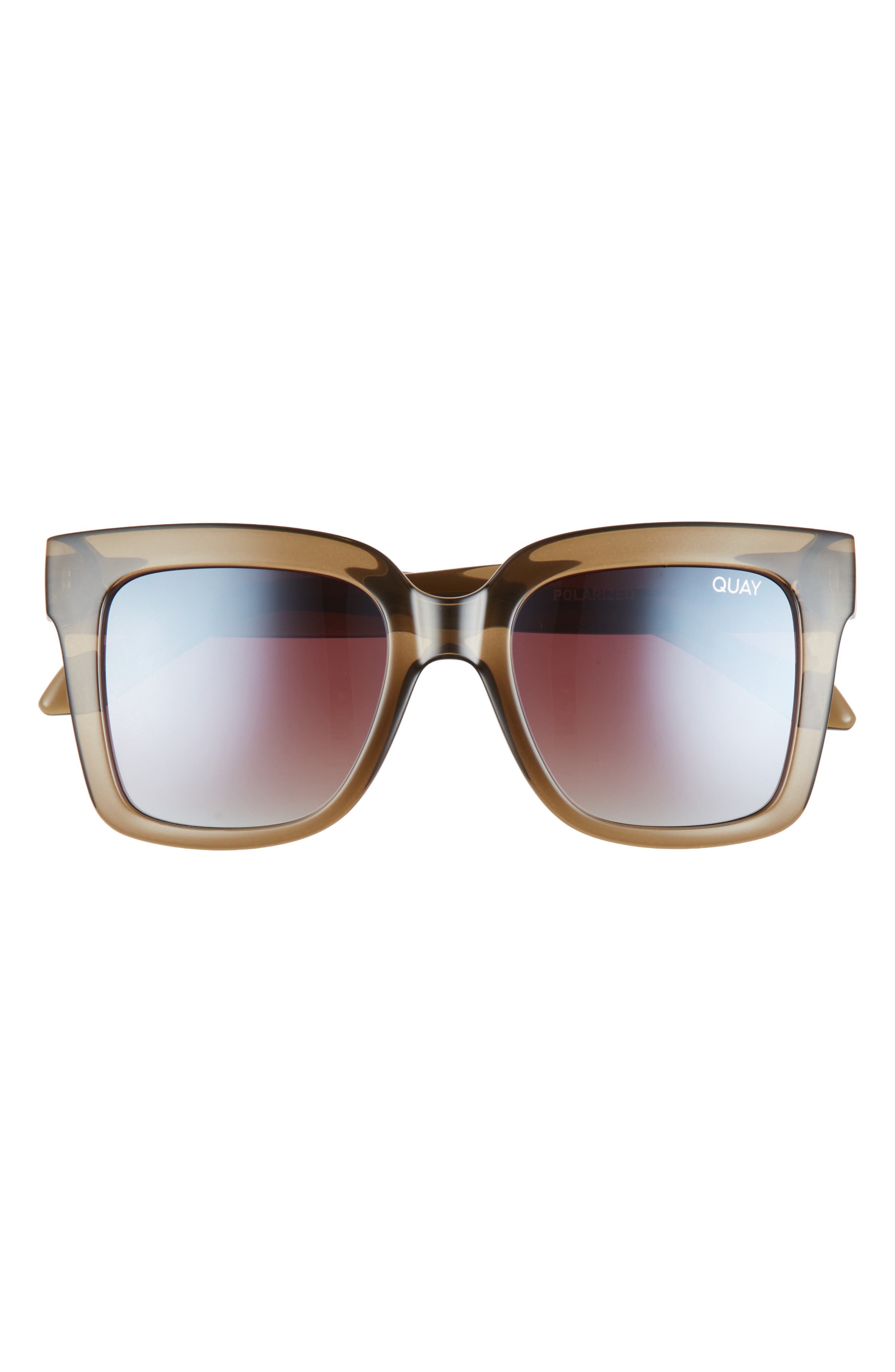 Icy 52mm Polarized Square Sunglasses