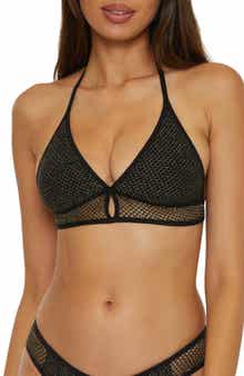 Becca Network Halter Bikini Top