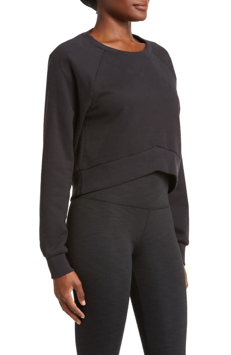 Beyond Yoga Uplift Crop Sweatshirt, Alternate, color,