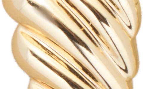 St. Moran Fluted Statement Drop Earrings In Gold